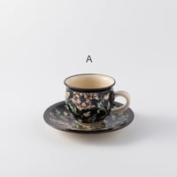 斎藤知　カップ＆ソーサー更紗