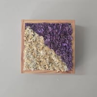 スターチスbox壁掛け【beige×purple】