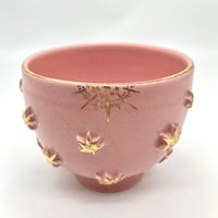 【karny ご予約品Reserved】茶碗　星の王子さま　ピンク　11.0×8.6cm