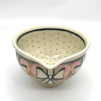 B173 片口　モノクロリボン　13.2×8.8cm