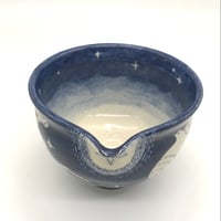 B157 片口 『星と馬と夜の鳥』13.3×9.6cm