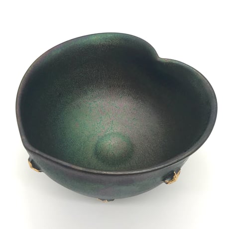 【リーナご予約品Reserved】B154 猪目茶碗　星の羅針盤　13.8×7.8cm