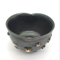 816 猪目茶碗　星の羅針盤　12.8×8.7cm
