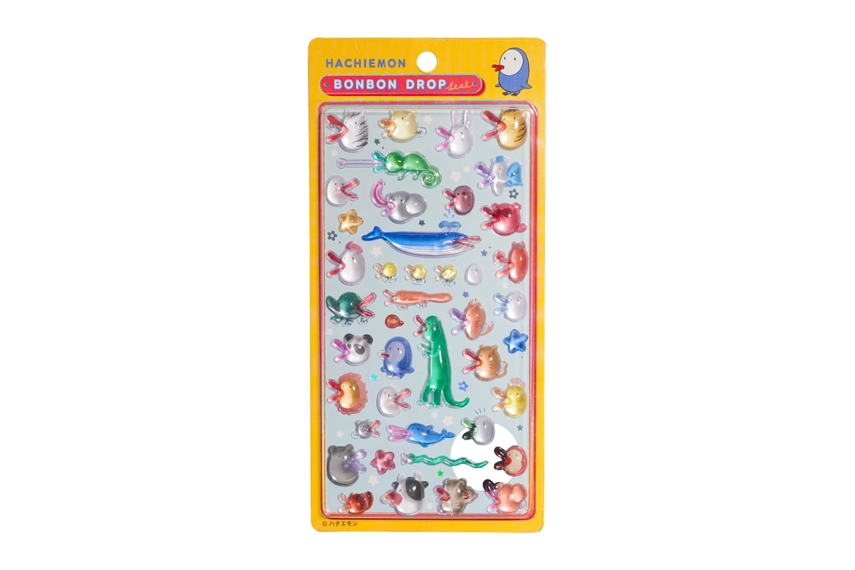 ボンボンドロップシール ハチエモンHACHIEMON【国内正規品】2種2枚セット ハチエモン ボンボンドロップシール（動物）【9月下旬以降順次発送予定