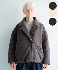 ピーチ起毛中綿　2WAYカラーコート(3602-7940)
