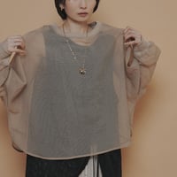 27SS予約アイテム　CYANTOKYO（シアントーキョー）シアーリップルリブトップス
