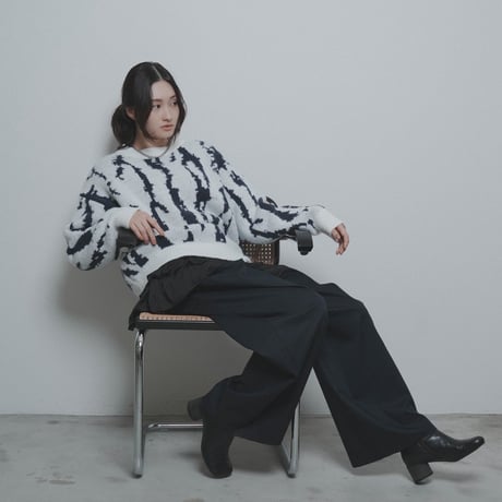 26AW予約アイテム　CYANtokyo（シアントーキョー）ジオメトジャガードニット