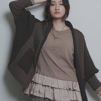 26AW予約アイテム　CYANtokyo（シアントーキョー）レイヤーギャザーヘムTOPS