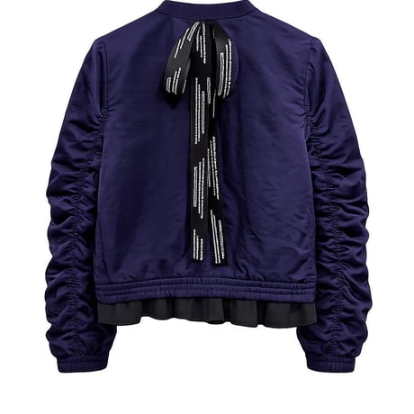 27PreSS予約アイテム　MAISONMAVERICKPRESENTS （メゾンマーヴェリックプレゼンツ）ギャザースリーブブルゾンWITHバックリボン