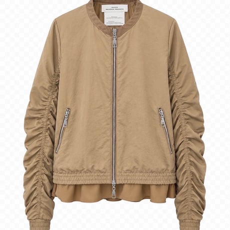 27PreSS予約アイテム　MAISONMAVERICKPRESENTS （メゾンマーヴェリックプレゼンツ）ギャザースリーブブルゾンWITHバックリボン