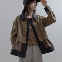 Eimeelaw(エイミーロー）ビーズスパン刺繡レイヤードジャケット