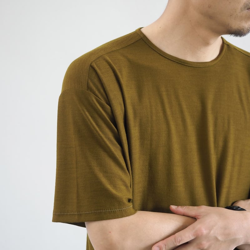 ひつじTシャツ ショート/s 002CS ［ メリノウール ］ | 新見本工場