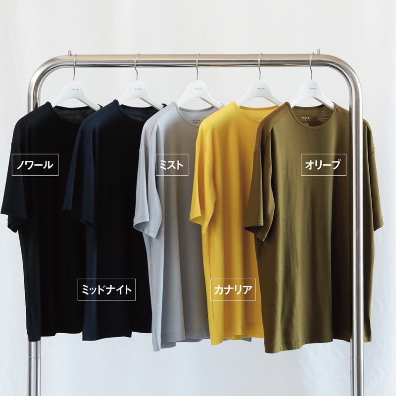 ひつじTシャツ ショート/s 002CS ［ メリノウール ］ | 新見本工場