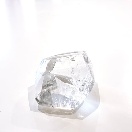 New✨虹入り🌈🤍クリアクォーツフリーカット🤍お守りクリスタル