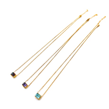 New✨お守りネックレス✨💖スクエアストーンネックレス💖✨