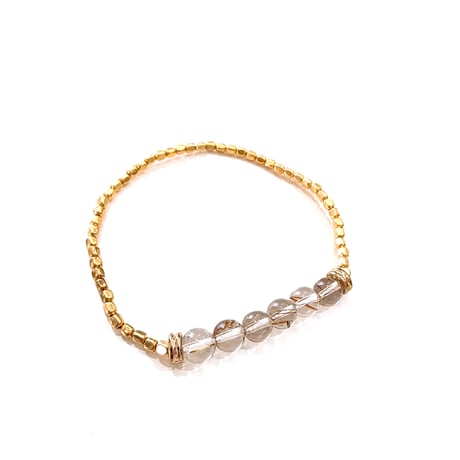 New✨ Aoセレクトお守りブレスレット💛ルチルクォーツ💛