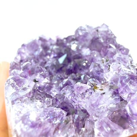 New✨虹入り🌈💜アメジストジオードドーム💜_222