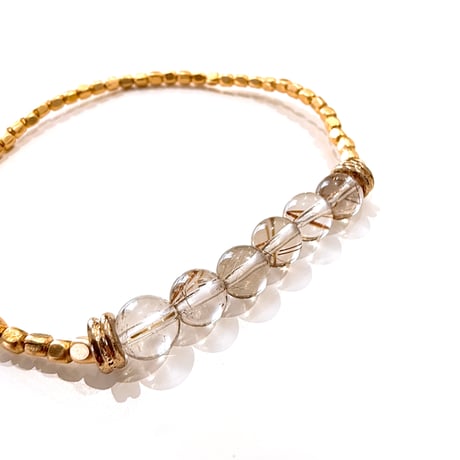 New✨ Aoセレクトお守りブレスレット💛ルチルクォーツ💛