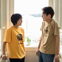 PEANUTSコラボ　GoSlow  LATE BUS  ビンテージ加工Ｔシャツ