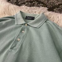 【 ~90s “Burberrys” Waffle polo shirt 】