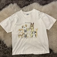 【 old dog print T-shirt 】
