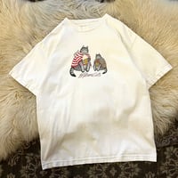 【 90s “Kliban Cat” print t-shirt 】