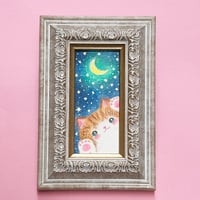 Crescent Cat　/　三日月の猫