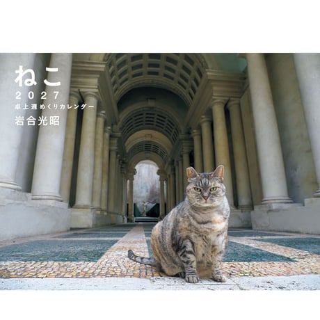 【岩合光昭】2027 岩合光昭 ねこ 卓上週めくりカレンダー