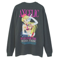 【遊人 × beauty:beast × messa】Sailor Angel  ロングスリーブ T シャツ -CHARCOAL-