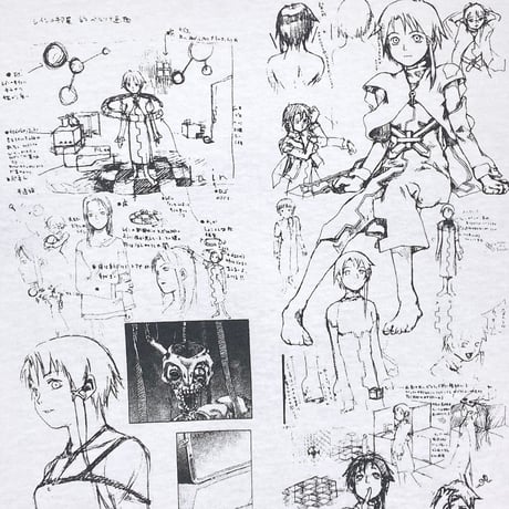 【serial experiments lain × messa】She Knows... Tシャツ -WHITE-