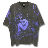 【serial experiments lain × messa】Distant Night ドロップショルダーTシャツ  -SUMI-