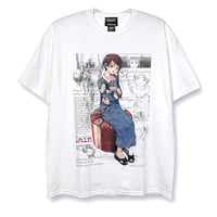 【serial experiments lain × messa】She Knows... Tシャツ -WHITE-