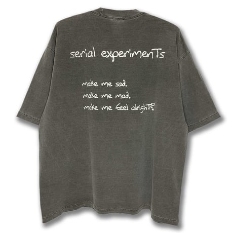 【serial experiments lain × messa】Distant Night ドロップショルダーTシャツ  -SUMI-