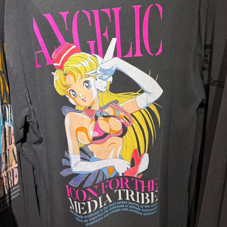 【遊人 × beauty:beast × messa】Sailor Angel  ロングスリーブ T シャツ -CHARCOAL-