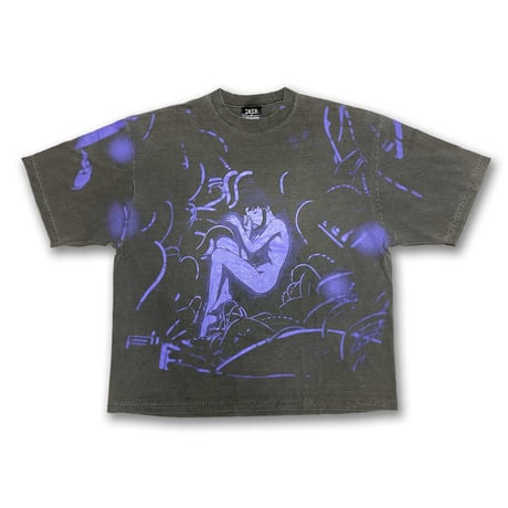 【serial experiments lain × messa】Distant Night ドロップショルダーTシャツ  -SUMI-