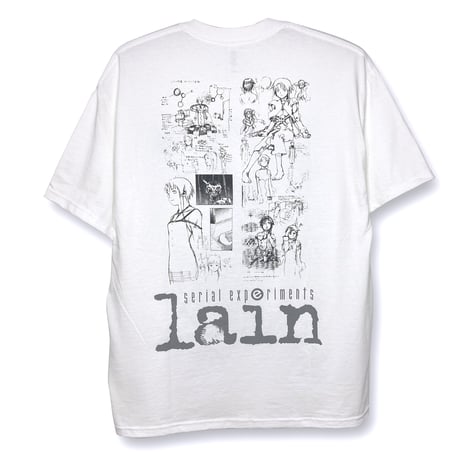 【serial experiments lain × messa】She Knows... Tシャツ -WHITE-