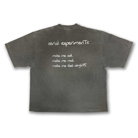 【serial experiments lain × messa】Distant Night ドロップショルダーTシャツ  -SUMI-