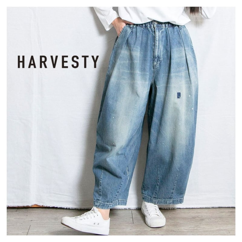 HARVESTY（ハーベスティ）A12626 サーカスパンツ 10ozデニム REMAKE B