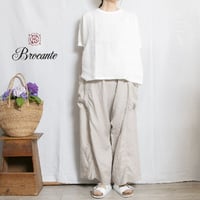 Brocante（ブロカント）33-441L ポムパンツ　リネンツイル