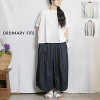 ORDINARY FITS（オーディナリーフィッツ）SH026 LINEN WIDE PULLOVER TEE