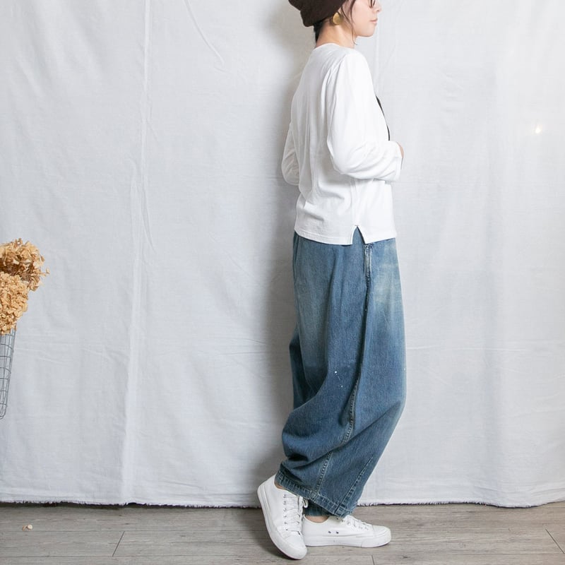 HARVESTY（ハーベスティ）A12626 サーカスパンツ 10ozデニム REMAKE B
