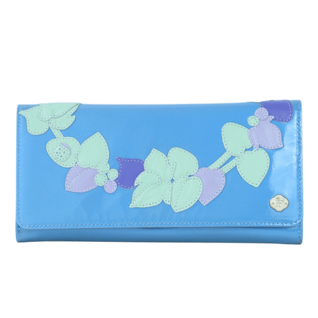 セルト / L.BLUE / ロングウォレット｜【訳あり品】SALE開催！アップリケ財布 FIORAIAフィオライア