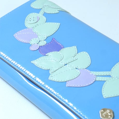 セルト / L.BLUE / ロングウォレット｜【訳あり品】SALE開催！アップリケ財布 FIORAIAフィオライア