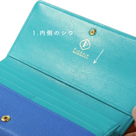 ルドベキア / LONG WALLET ｜【訳あり品】SALE開催！アップリケ財布 FIORAIAフィオライア