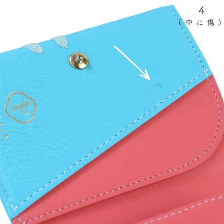ポピー /  ２つ折りミニウォレット｜【訳あり品】SALE開催！アップリケ財布 FIORAIAフィオライア