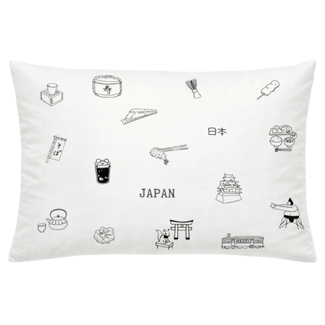 ６Aシルク 100%SILK JAPAN総柄　Japan Pattern