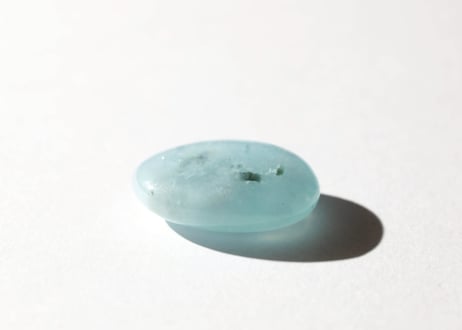 【悟りのシッディ入り】アクアマリン タンブル