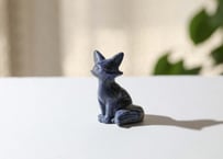 悟りのシッディ＆葉月ゆうによる技封入❣️【カルマ体のブロック解放/ハートからの願いを叶える】ソーダライト きつね
