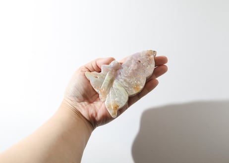 葉月ゆうによる技封入❣️【青天井に良い人間になる】エンジェルオーラ チェリーブロッサムアゲート 精霊