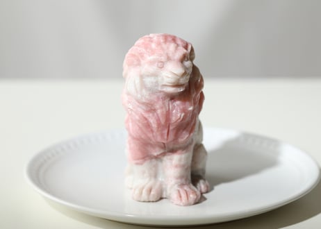 ライオンズゲートのエナジーLion of Jupiter＆葉月ゆうによる技封入❣️【青天井にラッキーを引き寄せる】ピンクオパール ライオン ※イベントクーポン使用不可